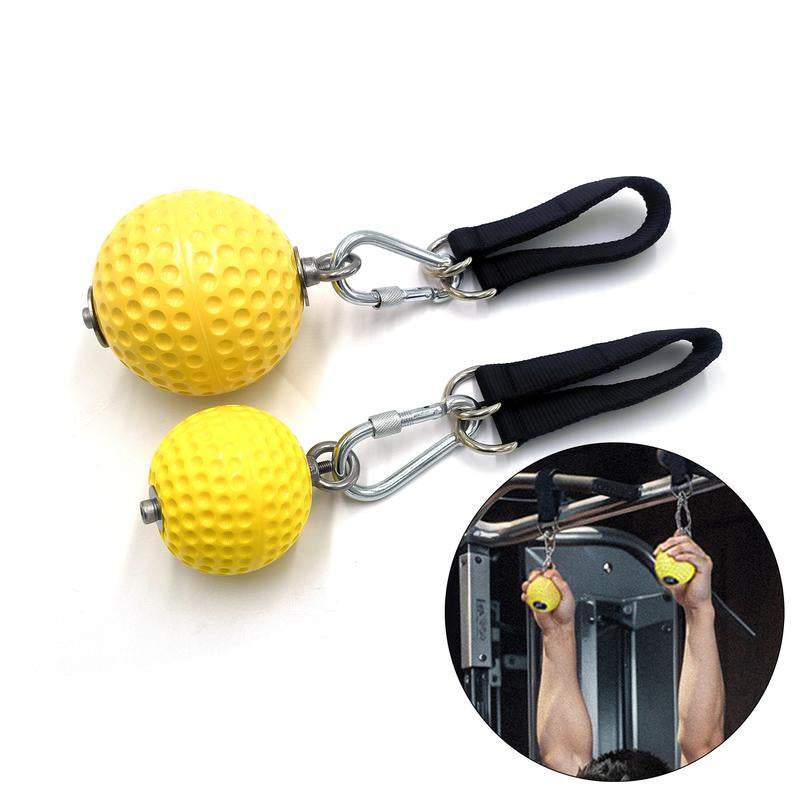 [Durable Grip Balls for Fitness] 2Pcs Non-Slip Pull-Up Grip Balls - Durable Hand Strength Training Device for Rock Climbing, Kettlebells & Fitness Workouts